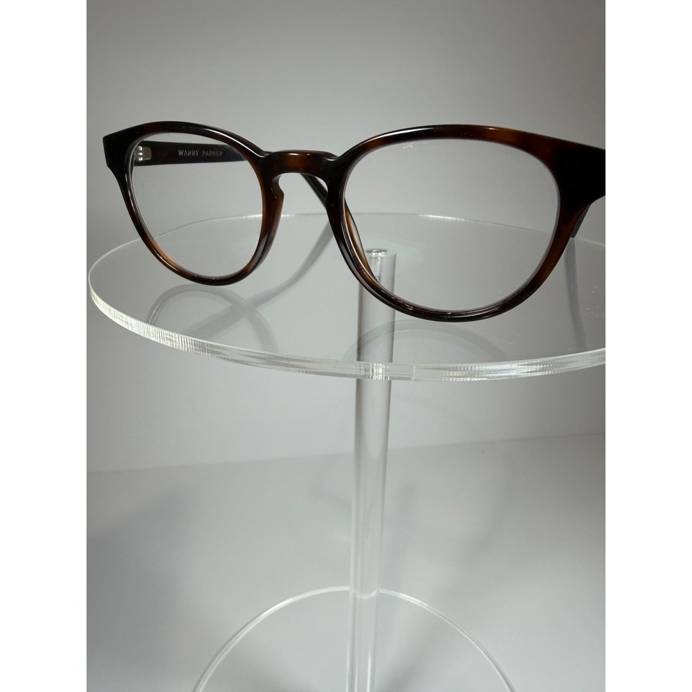 Warby Parker Percey Eyeglasses 48-20-140 Brown Tortoise Round Frames Only‎